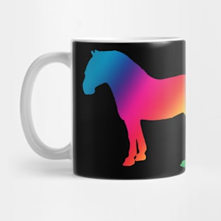 Rainbow pony Mug